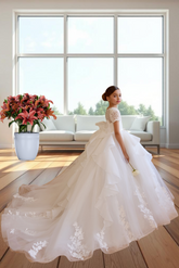 Ivory Communion Dress | Pentelei Couture Alina Gown